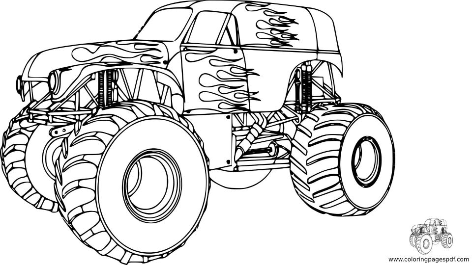 25 Free Truck Coloring Pages for Kids and Adults - Blitsy