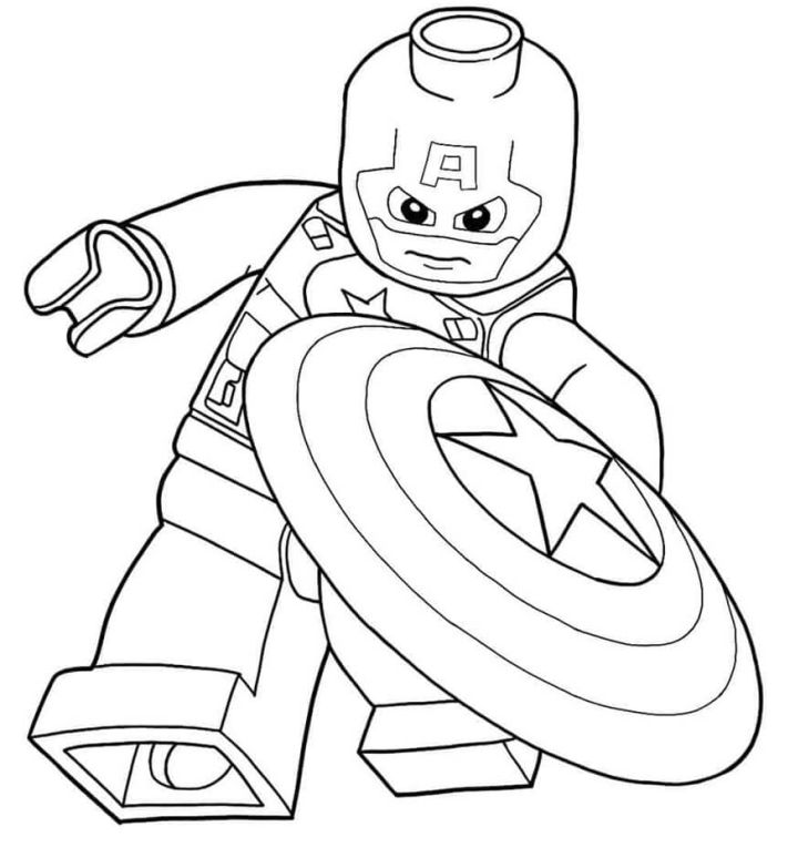25 Free Lego Coloring Pages for Kids and Adults