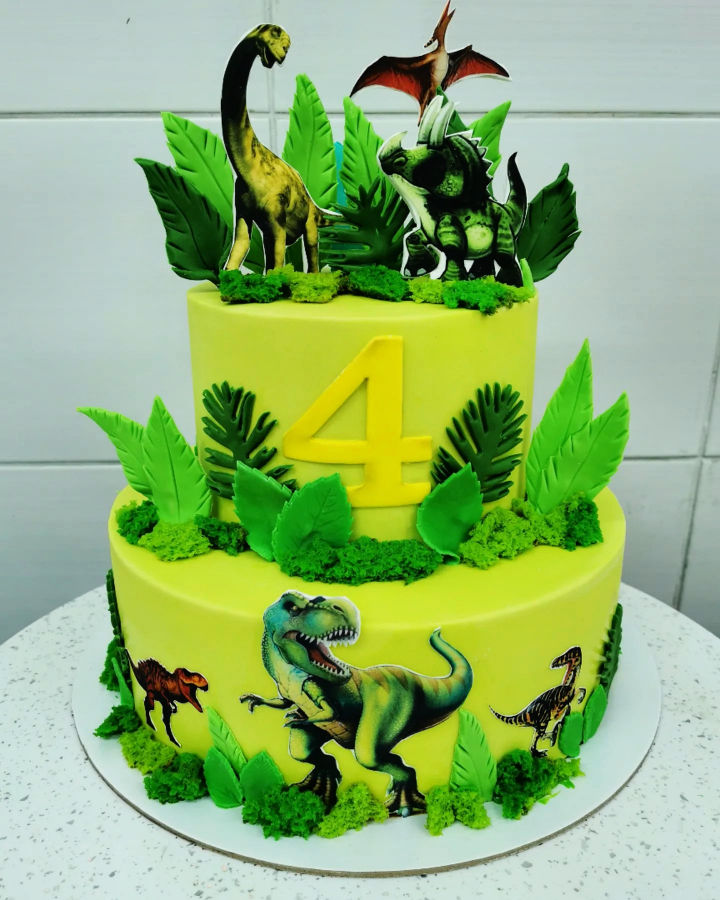 25 Amazing Dinosaur Cake Ideas - Blitsy