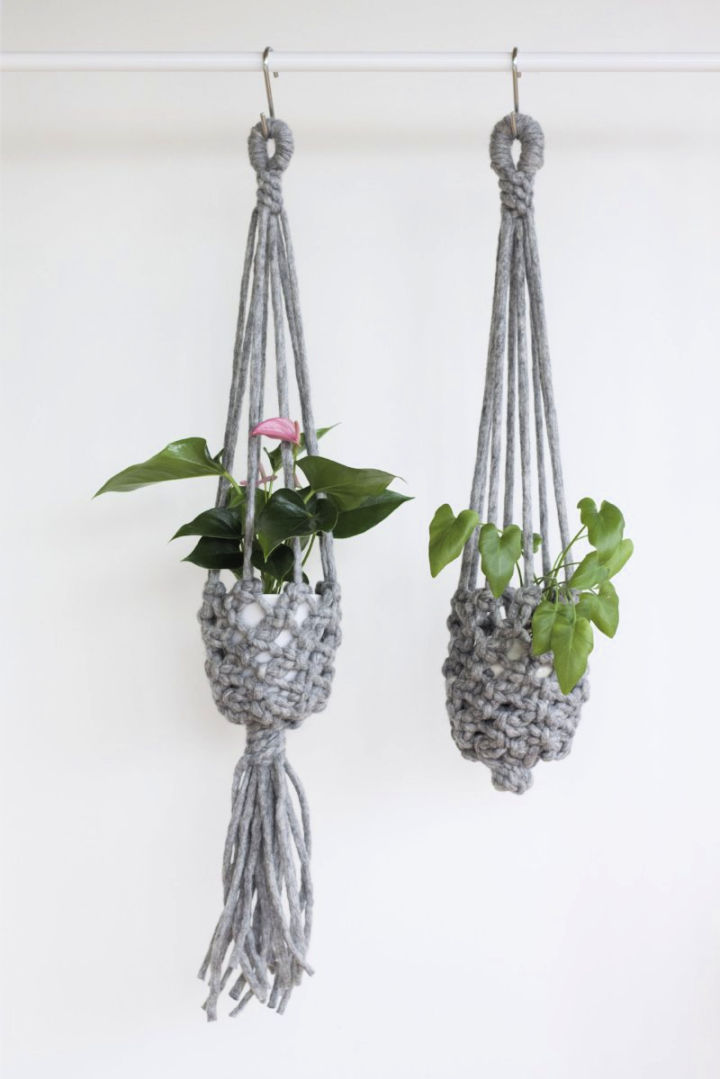 Free DIY Macrame Basket Pattern - Blitsy
