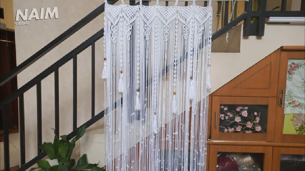 DIY Macrame Curtains Step by Step Instructions Blitsy
