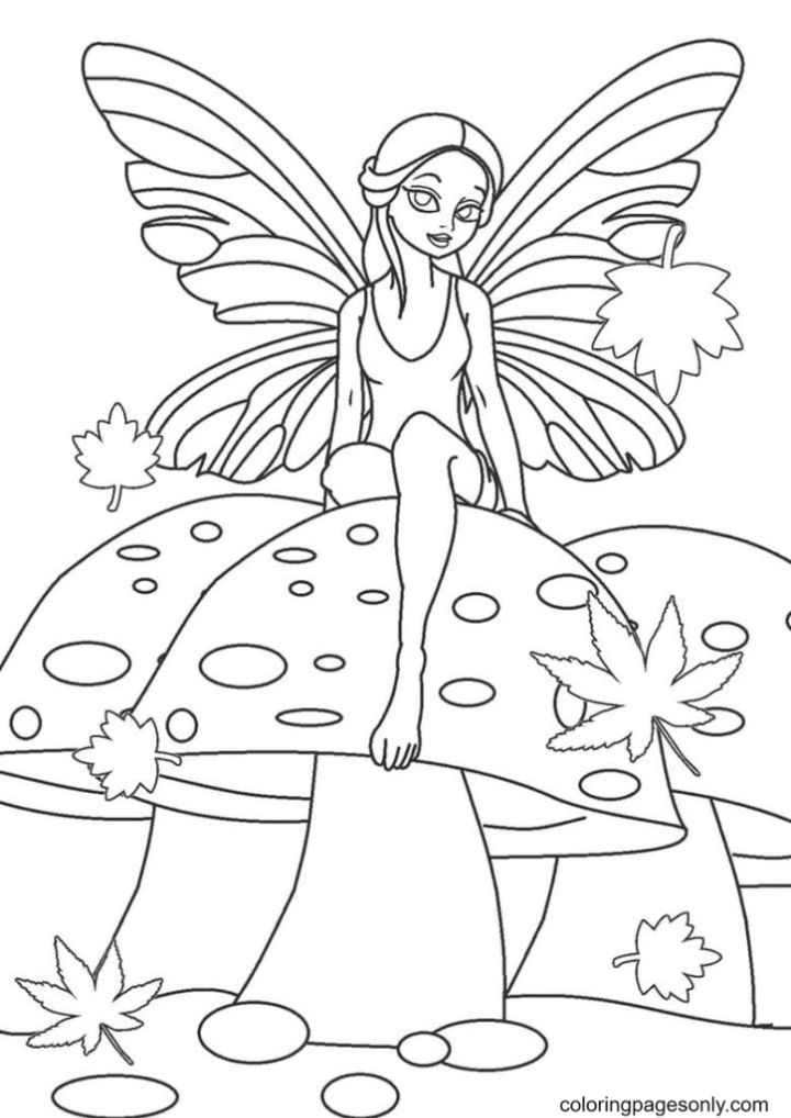 20 Free Mushroom Coloring Pages for Kids and Adults