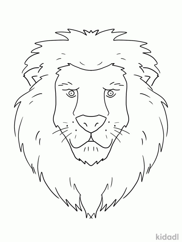 25 Free Lion Coloring Pages for Kids and Adults - Blitsy