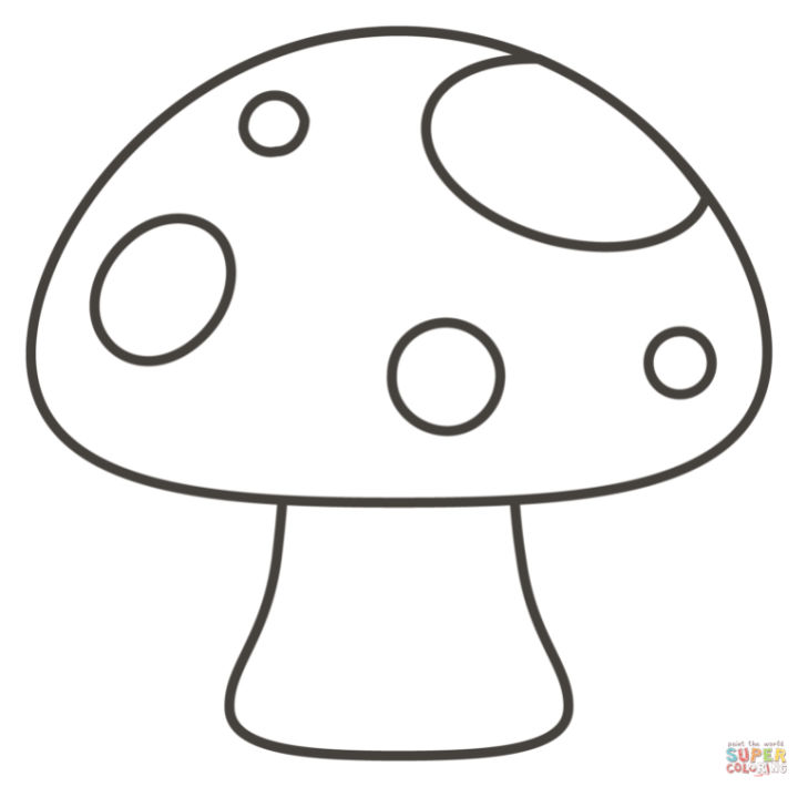 20 Free Mushroom Coloring Pages for Kids and Adults