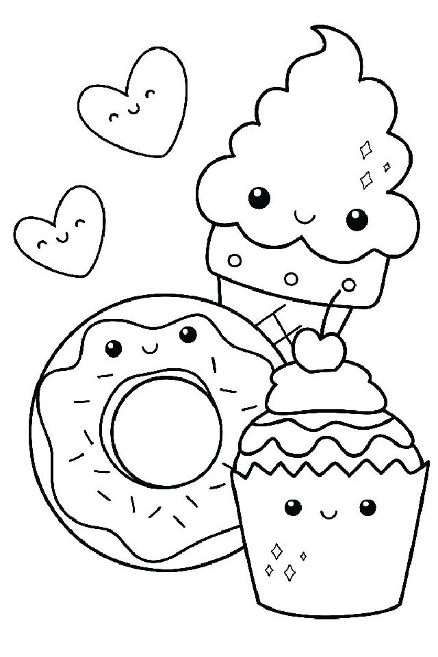 25 Free Food Coloring Pages for Kids and Adults - Blitsy