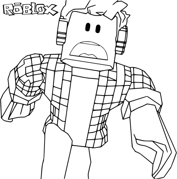 25 Free Roblox Coloring Pages for Kids and Adults