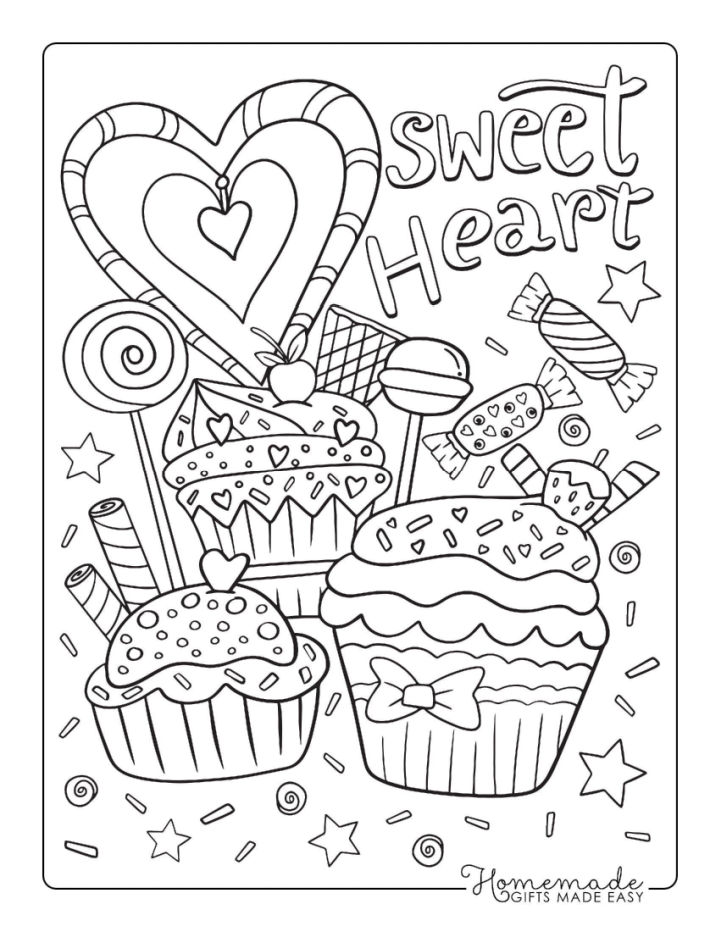 30 Free Valentine's Day Coloring Pages for Kids and Adults