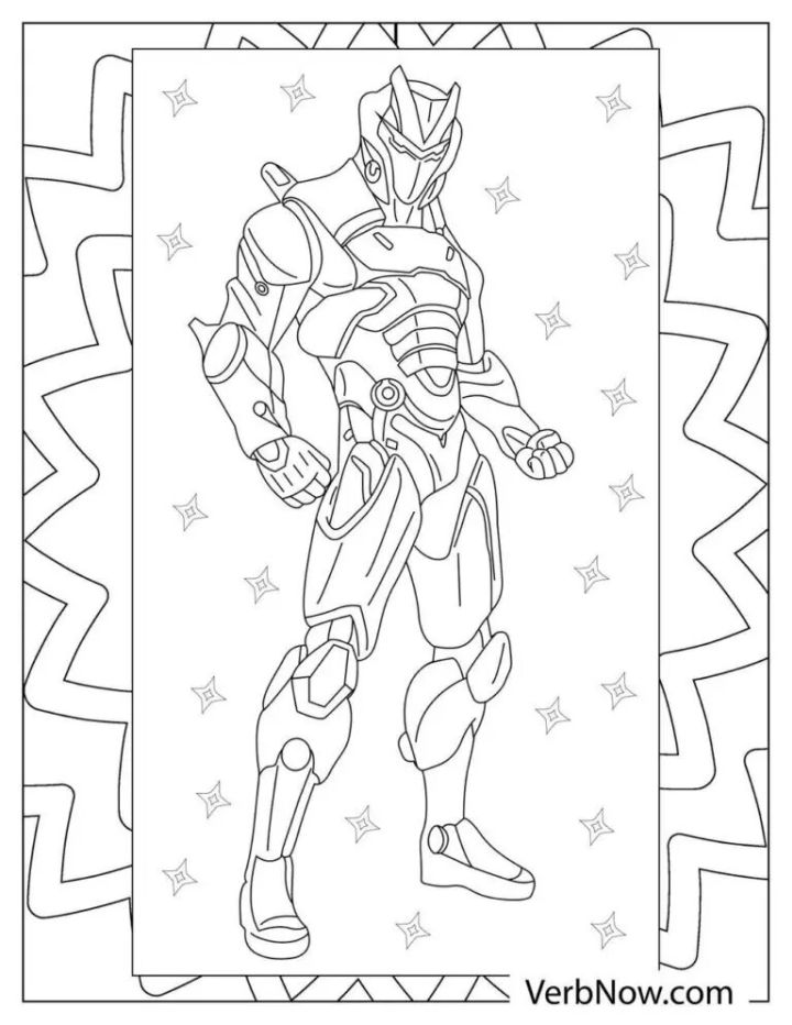 25 Free Fortnite Coloring Pages for Kids and Adults