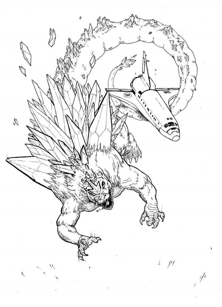25 Free Godzilla Coloring Pages for Kids and Adults