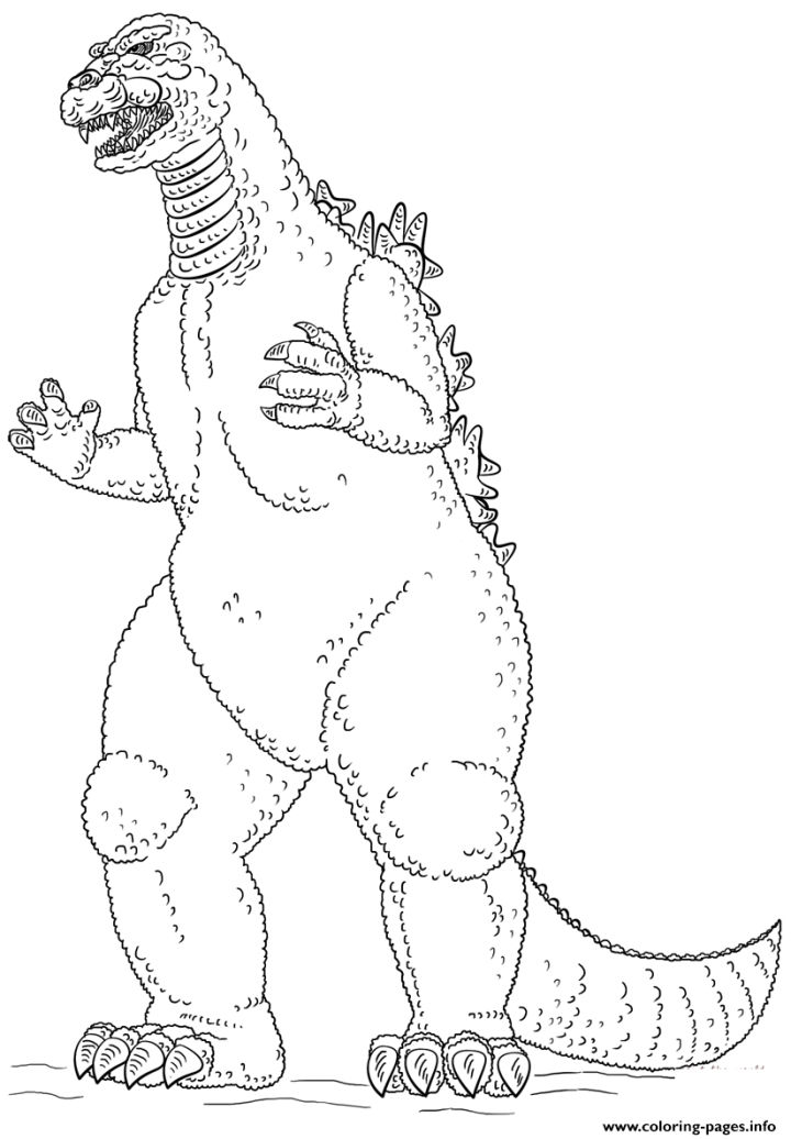 25 Free Godzilla Coloring Pages for Kids and Adults