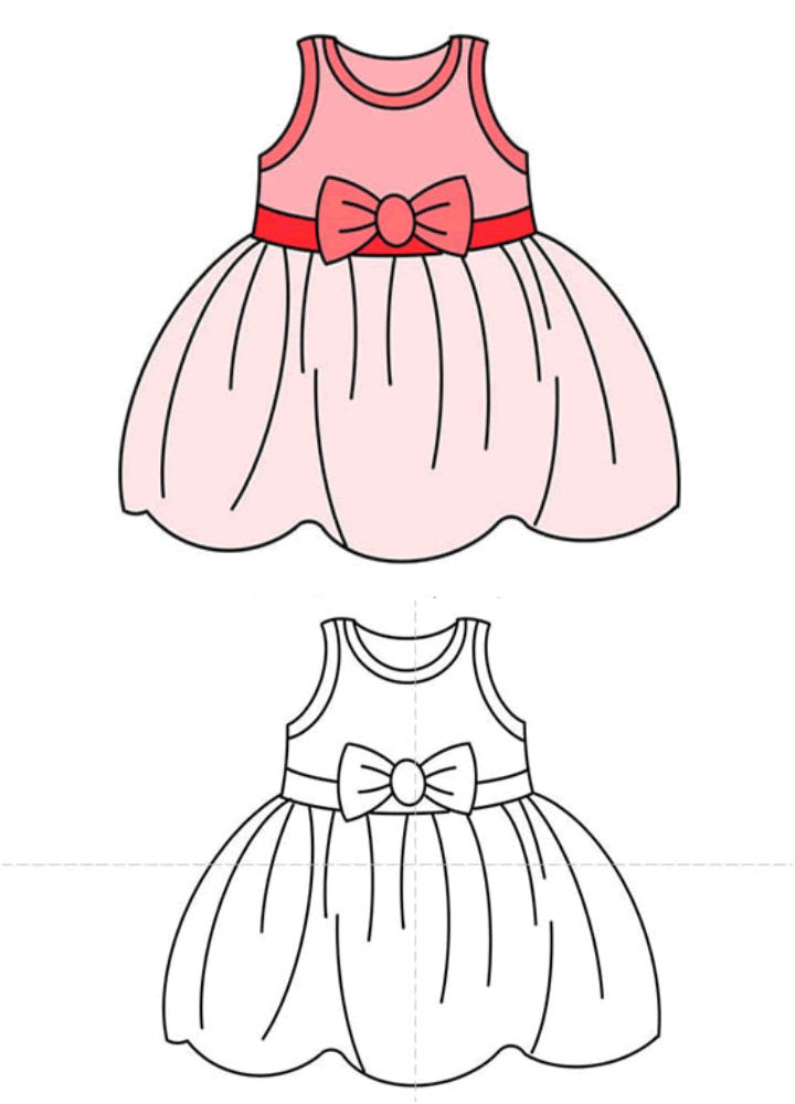 30 Easy Dress Drawing Ideas How to Draw a Dress