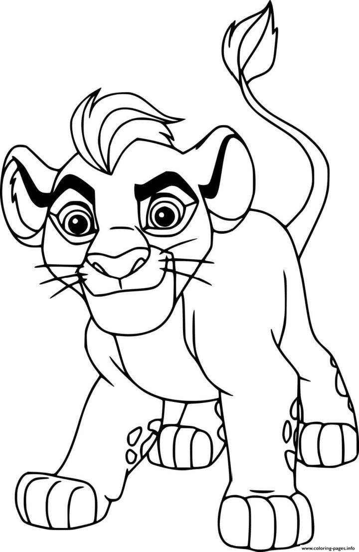 25 Free Lion Guard Coloring Pages for Kids and Adults