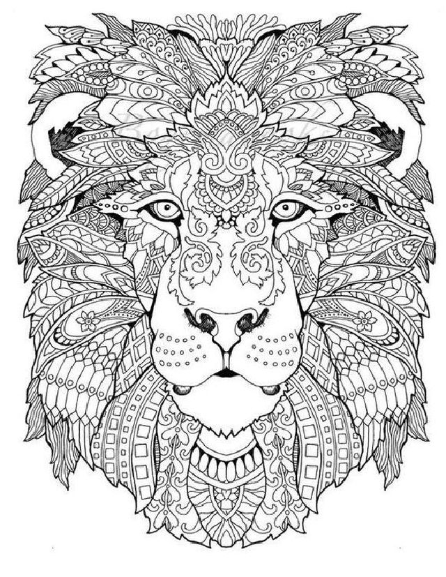 25 Free Lion Coloring Pages for Kids and Adults - Blitsy