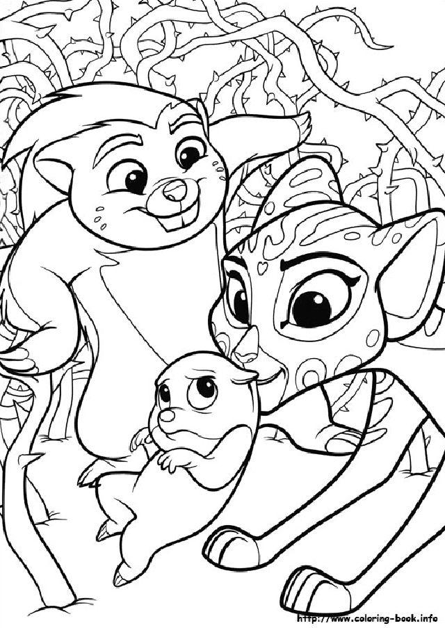 25 Free Lion Guard Coloring Pages for Kids and Adults