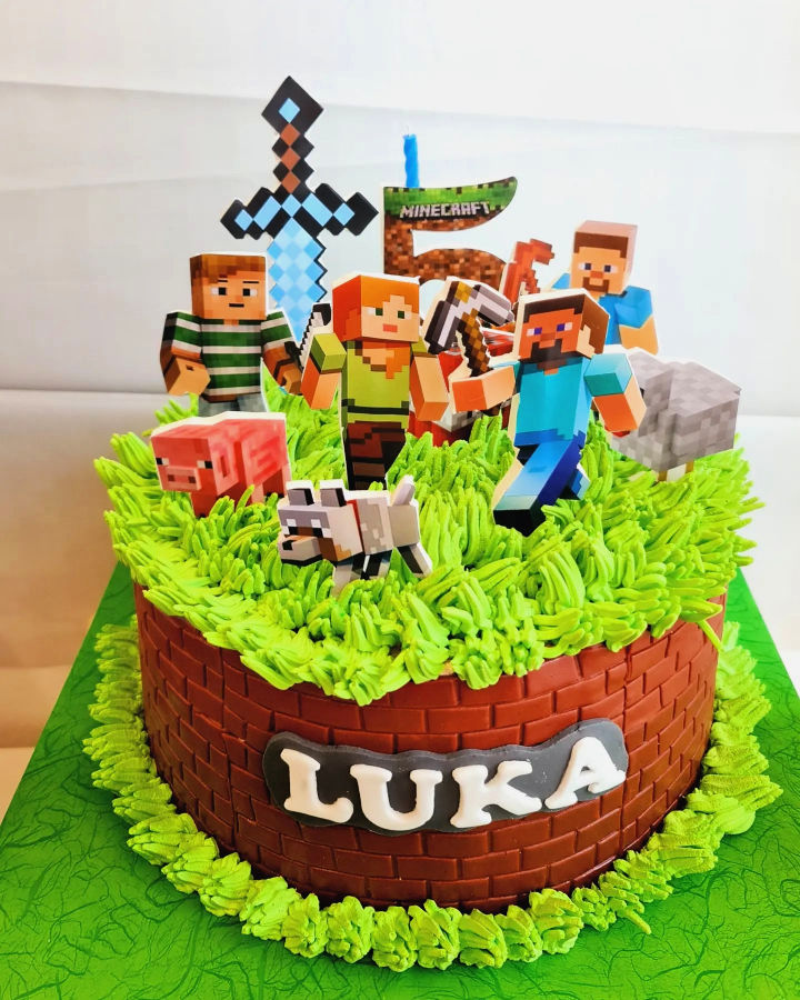 25 Creative Minecraft Cake Ideas Blitsy