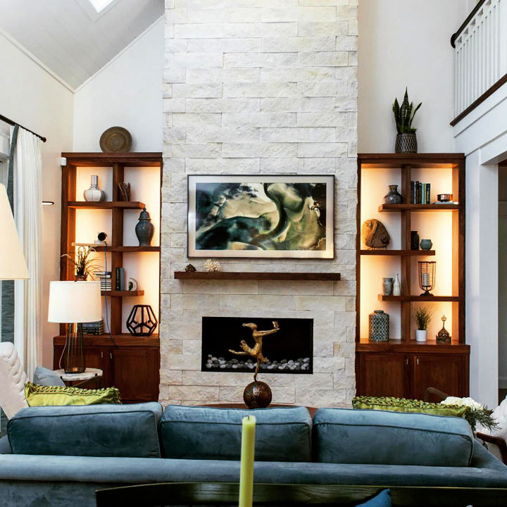 25 Impressive Stone Fireplace Ideas to Upgrade Your Home - Blitsy