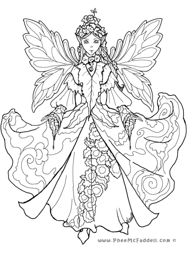 25 Free Fairy Coloring Pages for Kids and Adults