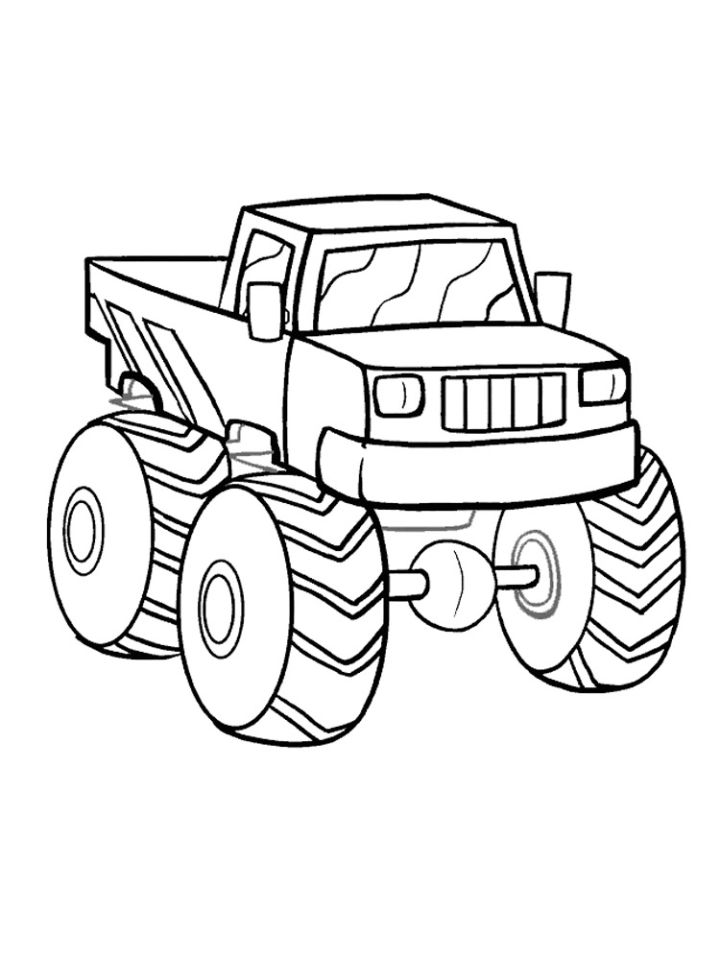 25 Free Monster Truck Coloring Pages For Kids And Adults