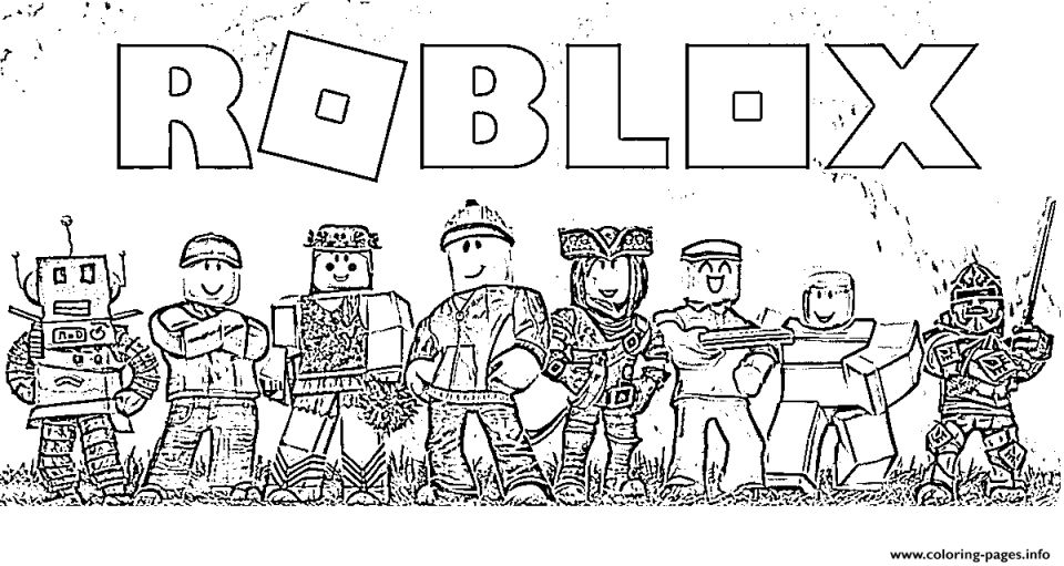 25 Free Roblox Coloring Pages for Kids and Adults