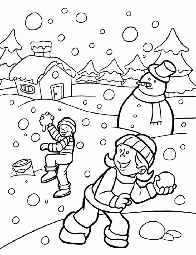 25 Free Winter Coloring Pages for Kids and Adults