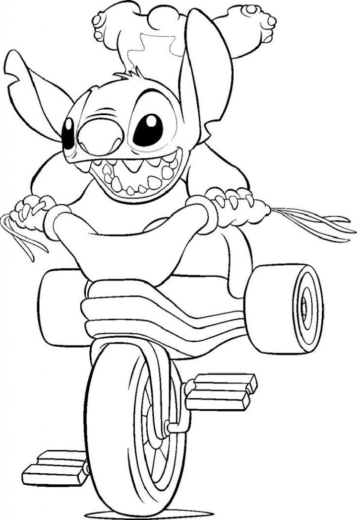 25 Free Stitch Coloring Pages for Kids and Adults