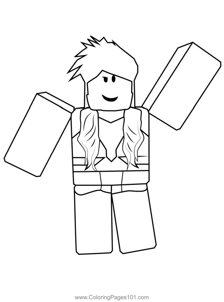 25 Free Roblox Coloring Pages for Kids and Adults