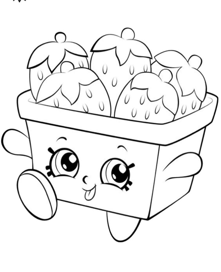 25 Free Shopkins Coloring Pages for Kids and Adults