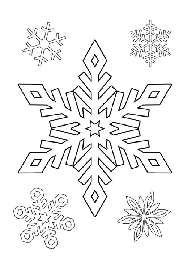 25 Free Snowflake Coloring Pages for Kids and Adults