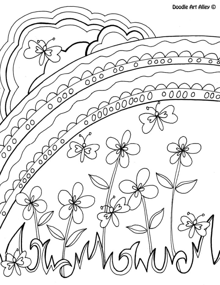 25 Free Spring Coloring Pages for Kids and Adults