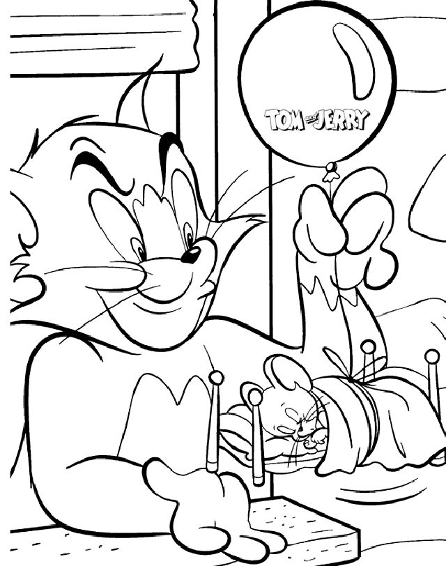 25 Free Tom and Jerry Coloring Pages for Kids and Adults