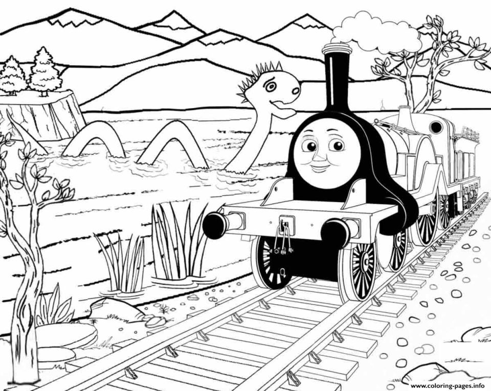 25 Free Train Coloring Pages for Kids and Adults - Blitsy