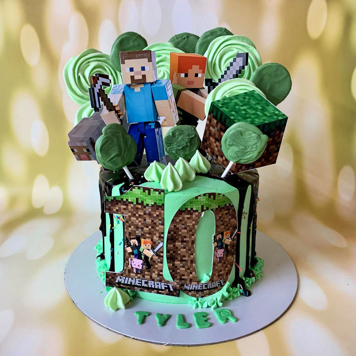 25 Creative Minecraft Cake Ideas - Blitsy