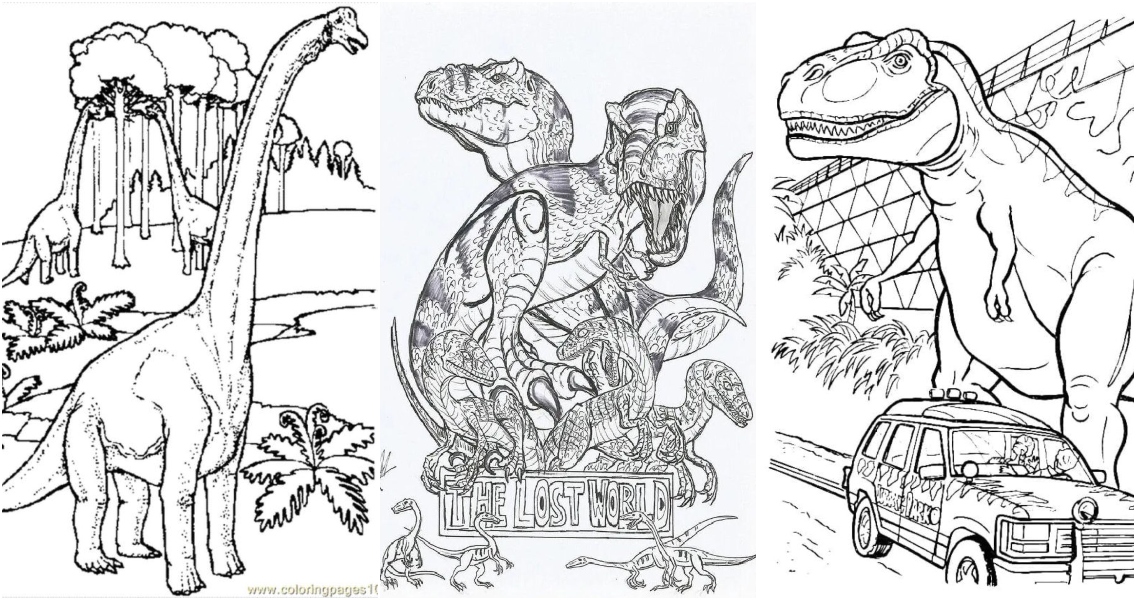 Coloring Pages Jurassic World
