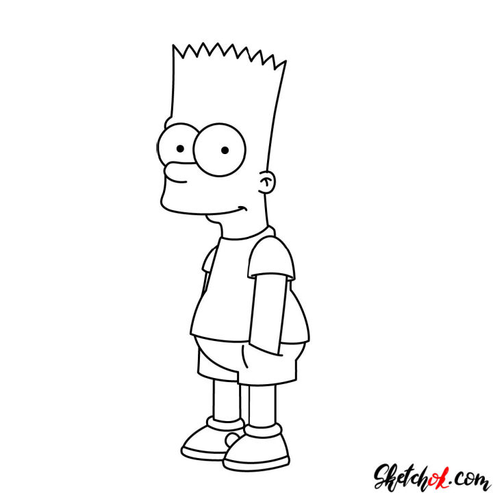 25 Easy Bart Simpson Drawing Ideas How To Draw