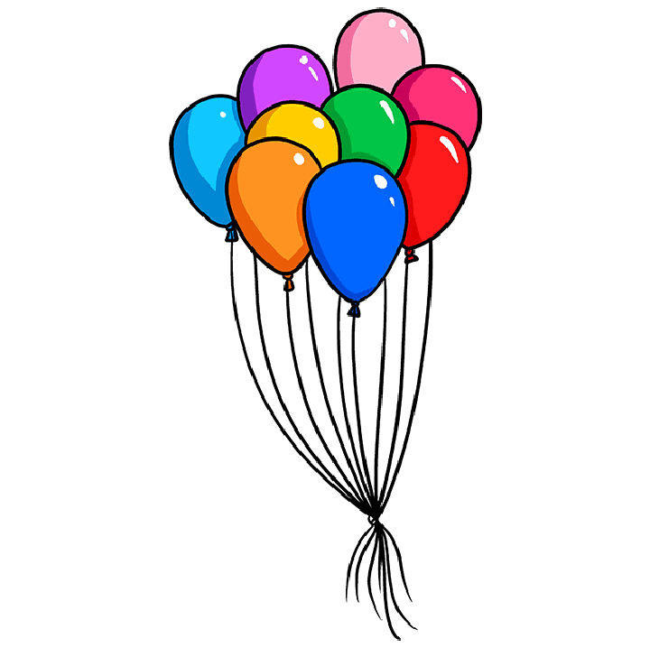 25 Easy Balloon Drawing Ideas How to Draw Balloons