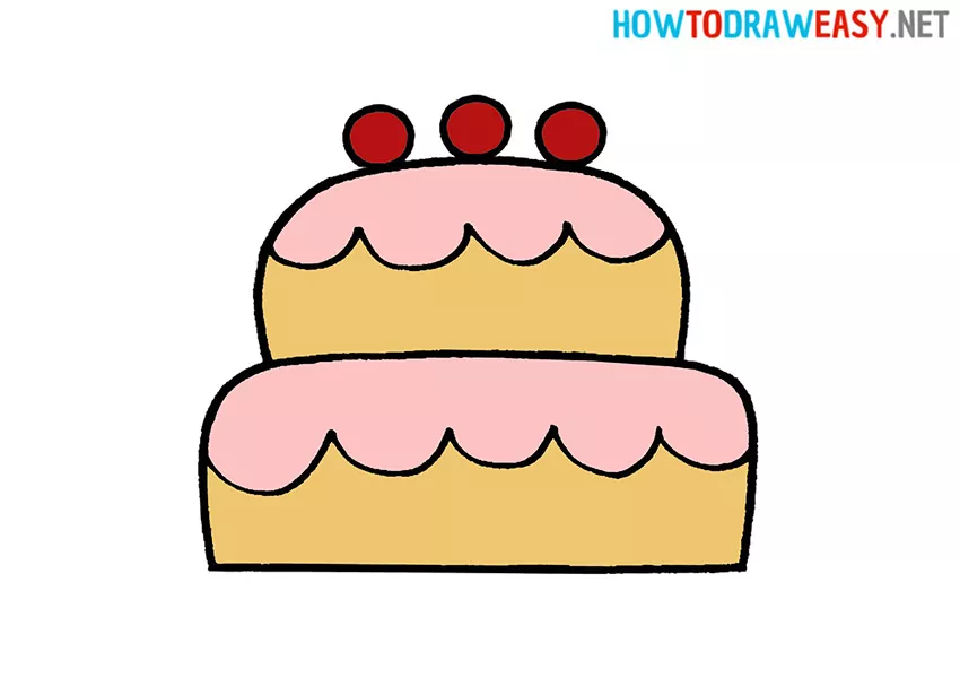 20 Easy Birthday Cake Drawing Ideas How to Draw