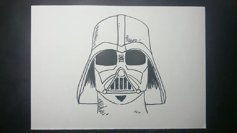 25 Easy Darth Vader Drawing Ideas - How to Draw