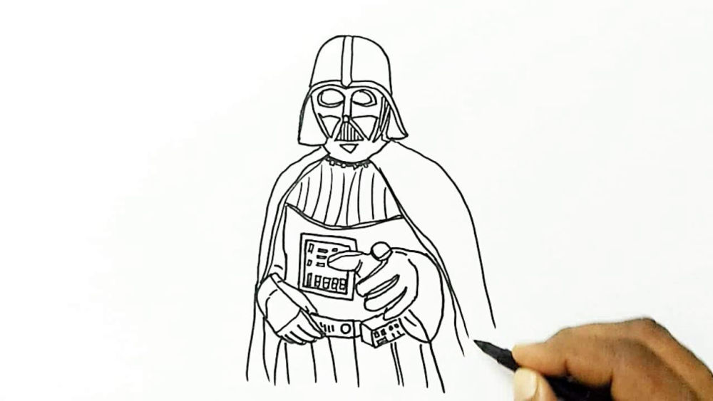 25 Easy Darth Vader Drawing Ideas - How to Draw