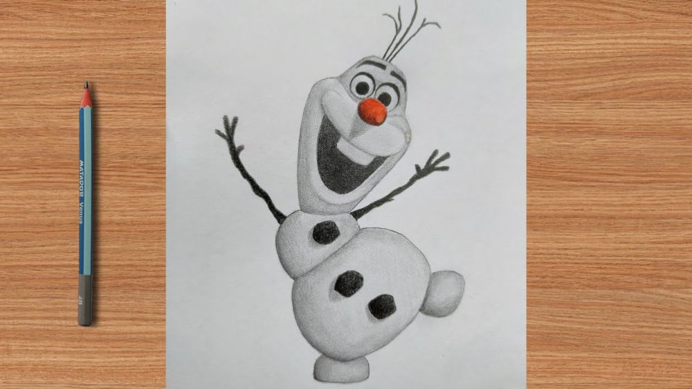25 Easy Olaf Drawing Ideas How to Draw Olaf