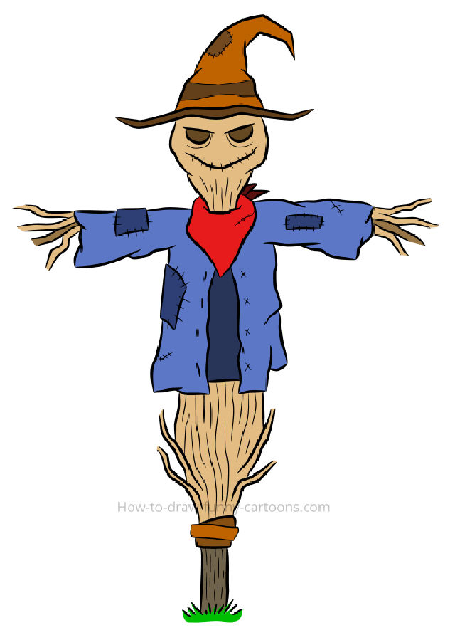 25 Easy Scarecrow Drawing Ideas - How to Draw a Scarecrow