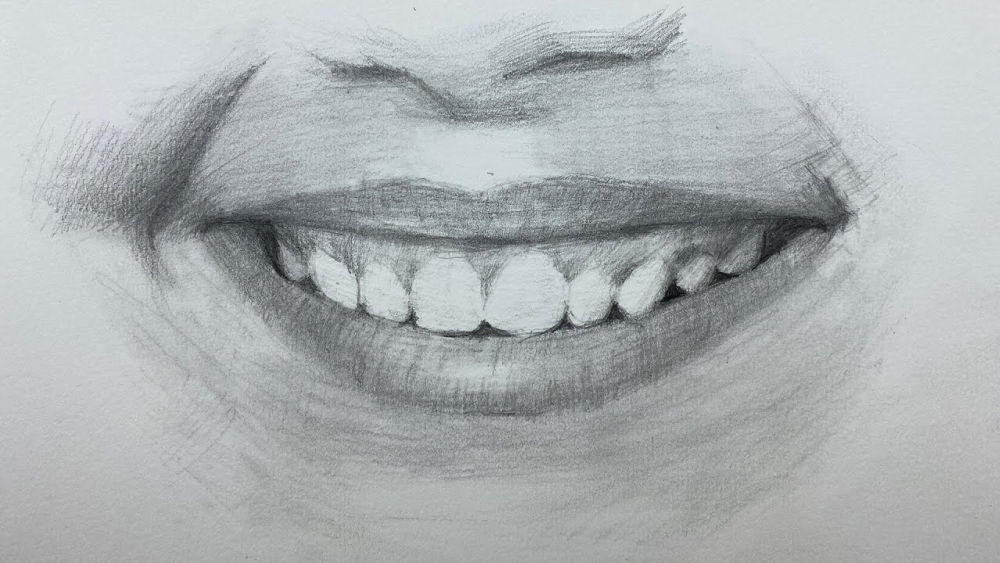 25 Easy Smile Drawing Ideas Smile Drawing Reference