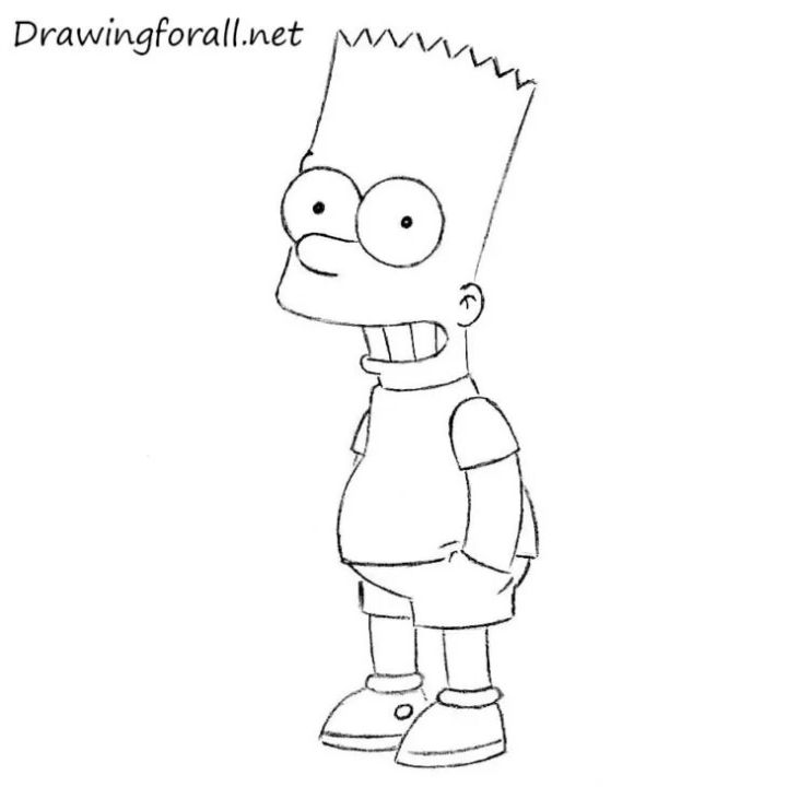 25 Easy Bart Simpson Drawing Ideas How To Draw