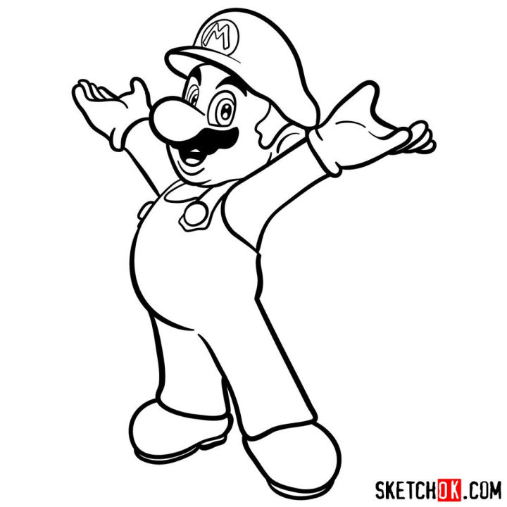 25 Easy Mario Drawing Ideas - How to Draw Mario