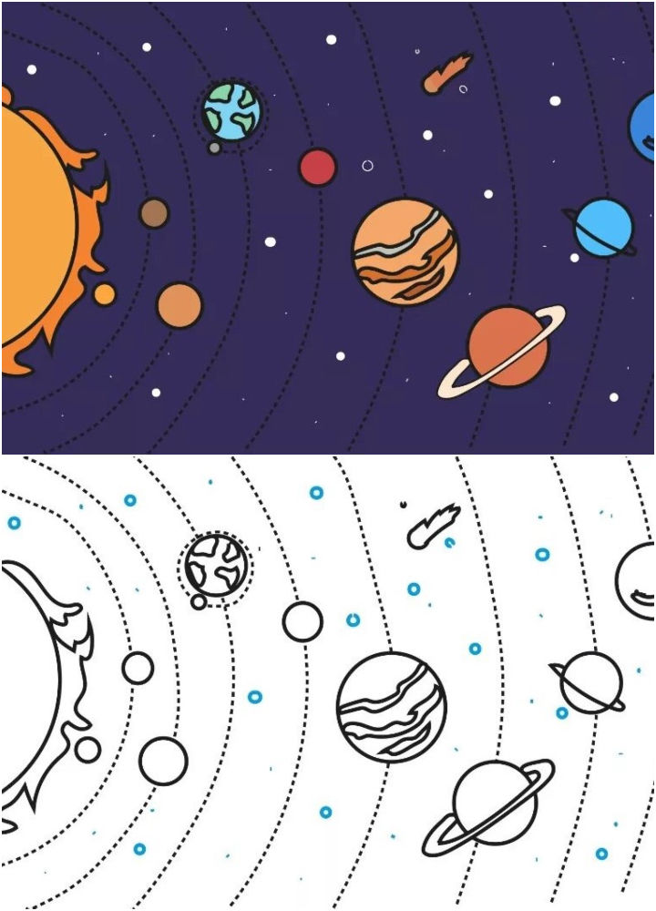 20 Easy Solar System Drawing Ideas How to Draw