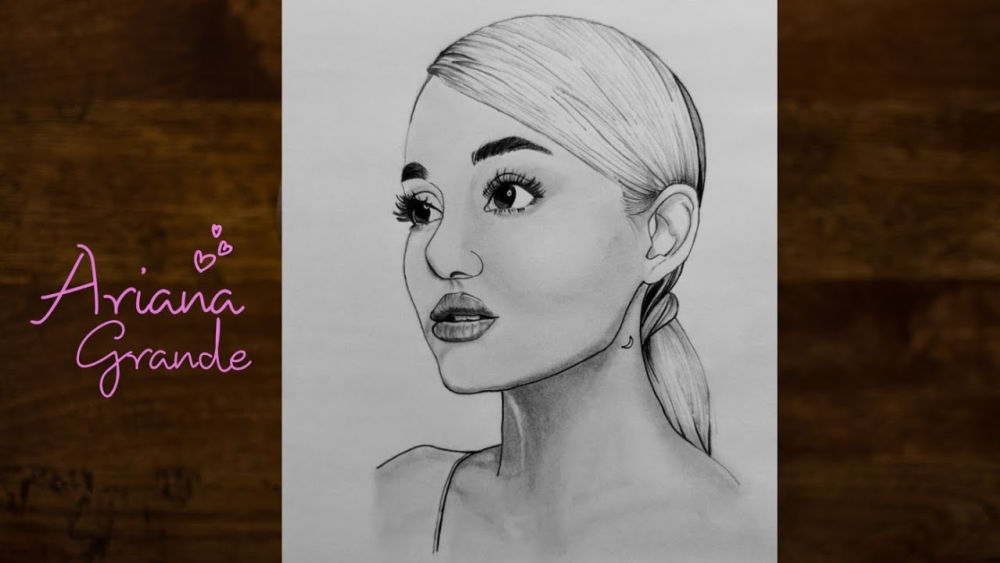 20 Ariana Grande Drawing Ideas How to Draw Ariana Grande