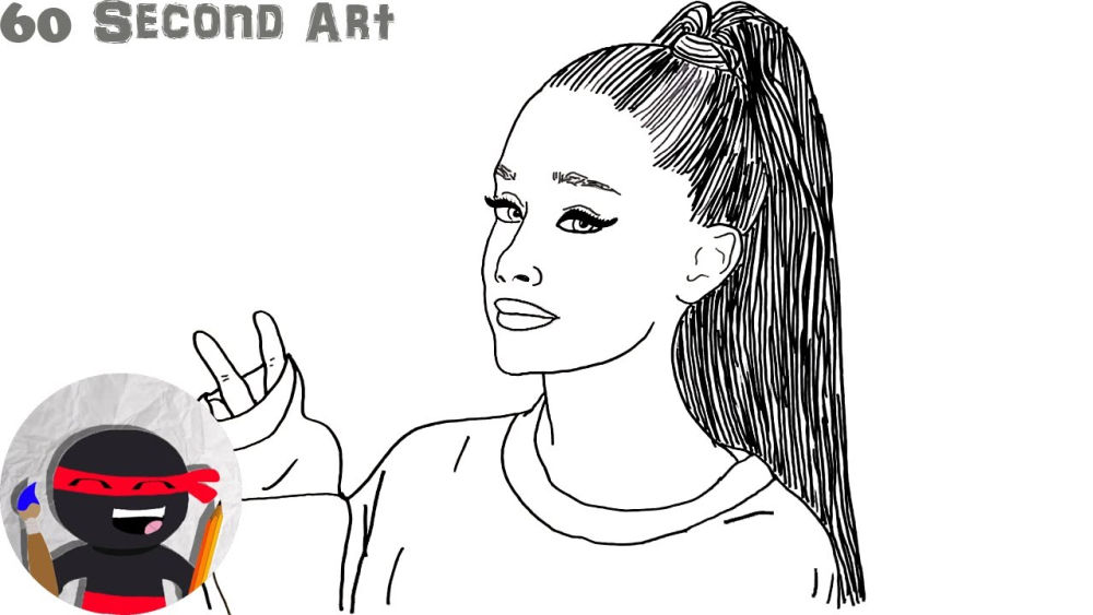 20-ariana-grande-drawing-ideas-how-to-draw-ariana-grande