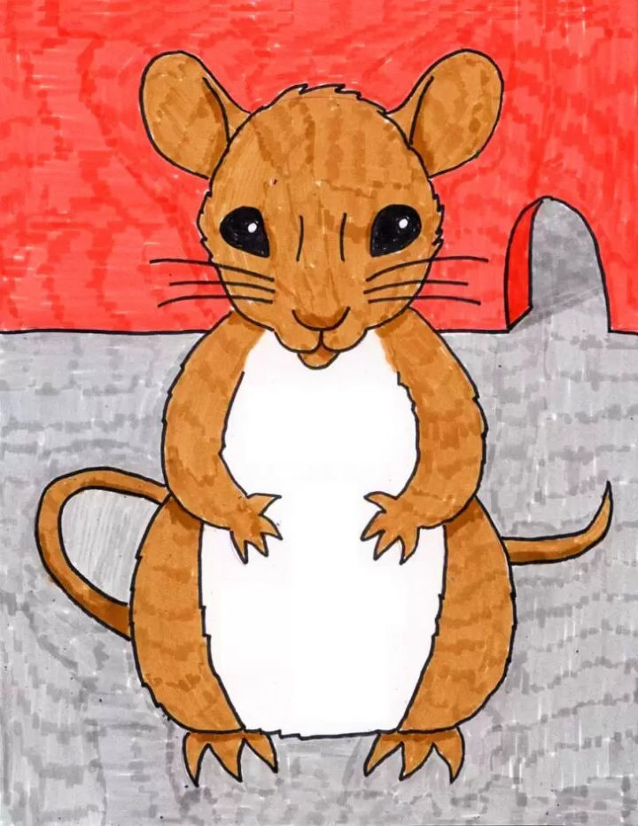 25 Easy Mouse Drawing Ideas - How to Draw a Mouse