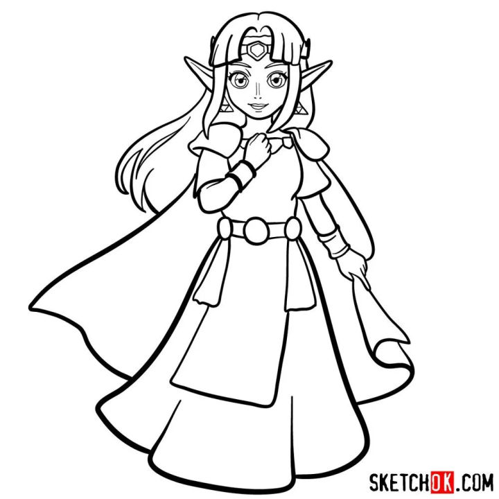 25 Easy Princess Drawing Ideas - How to Draw a Princess