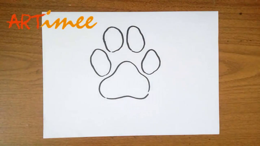 25 Easy Paw Print Drawing Ideas How to Draw
