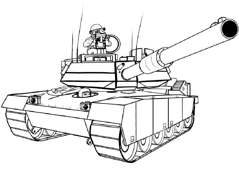 25 Easy Tank Drawing Ideas - How to Draw a Tank